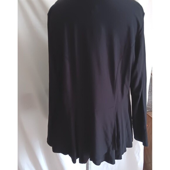 Premise Woman Jacket 1X Black Open Shawl Front New w/Tags - Picture 4 of 6